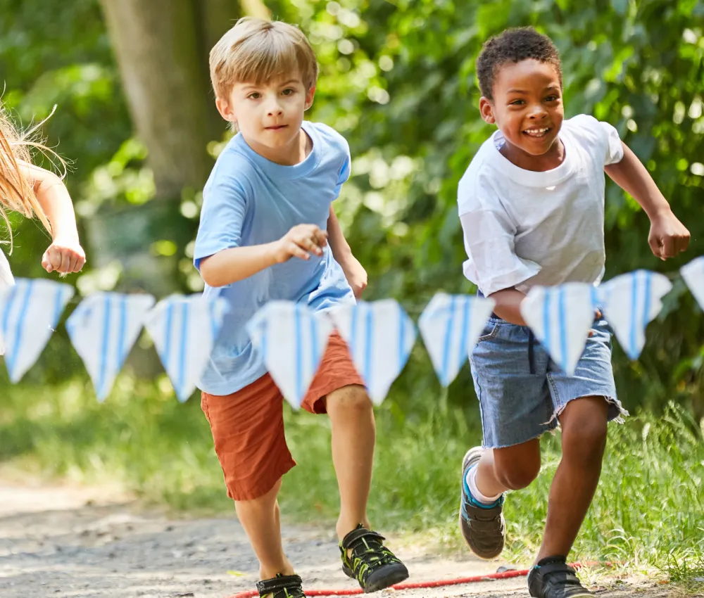 Rennende kinderen