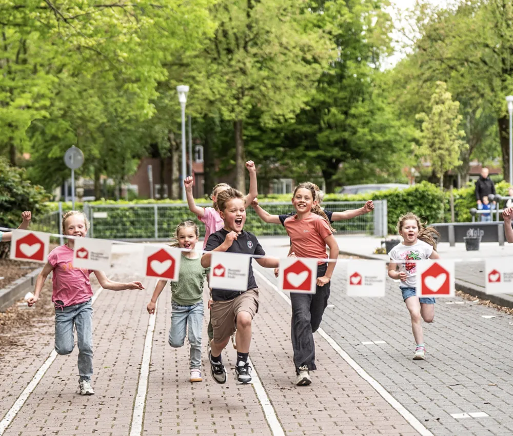 rennende kinderen