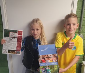 Dag 2#middag actie voeren bij Poiesz! Bedankt voor je hulp Romy! 