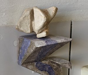 Tegen de Wand 2 (hout keramiek) E 60*