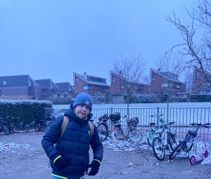 Fietsen naar school met min 3